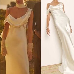 Reformation Ronda Luxe Ivory Bridal Gown